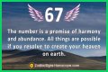 
ANGEL NUMBER 67
