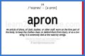 How to pronounce apron