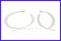 White Hoop Earrings a la Tracee Ellis Ross’ Alison Lou Pair